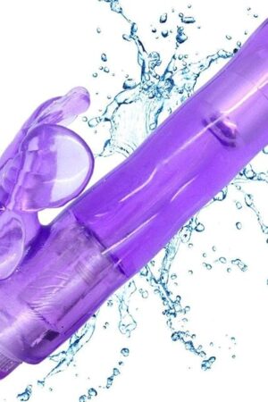 Vibrating Dildo Butterly Clit Stimulator Waterproof Multi-Speed Vibrations Adult Sex Toy