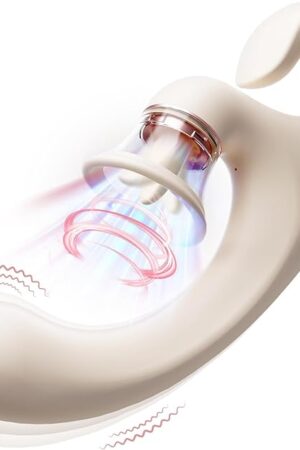 Bendable Clit Sucker Vibrator with Tongue Licking Stimulation, Rabbit Sucking Vibrators with 8 Vibrating & 3 Sucking Modes, Colorbest Soft Silicone Sex Toy for Women and Couple Waterproof Suction Toy