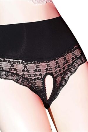 Womens High Waist Panties Lace Soft Underwear Briefs Slutty Lingerie Panties Sexy Hipsters Breathable Thongs Naughty