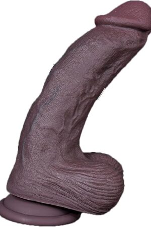 3 Sizes of Double Layer Silicone Realistic Dildo, Soft Lifelike Dildo Toy Thick Fake Penis Dildo with Strong Suction Cup Adult Sex Toy for Women - M