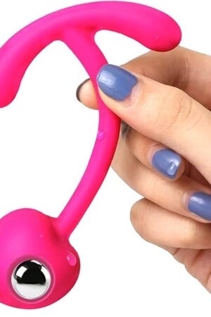Wearable Silicone Anal Beads Butt Plug Stimulation Massage Sex Toys for Women Men Couples Adult Products (Color : Single Ball, Size : 3.3cm)