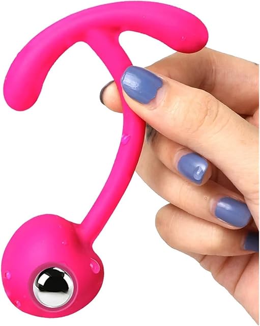 Wearable Silicone Anal Beads Butt Plug Stimulation Massage Sex Toys for Women Men Couples Adult Products (Color : Single Ball, Size : 3.3cm)