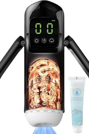 Automatic Male Masturbator Penis Pump Male Sex Toys for Men, Hands Free Masturbators Stroker Pocket Pussy Penis Sleeve Blowjob with APP & 7 Sucking Vibrating,LCD Display Adult Toys Sex Machine