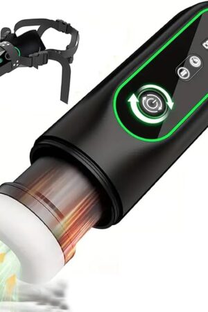 Blowjobsex Machine for Male Automatic Stroker with 4 Sucking & 15 Thrusting & 6 Vibrating,Heating Pocket Pussy for Men Pleasure Sex Toys,Electric Auto Penis Stroking Strap On Hands Free Masturbators