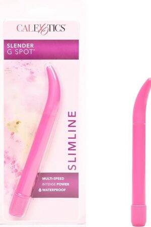 California Exotics Slender G-Spot massager, Pink, 6.75"