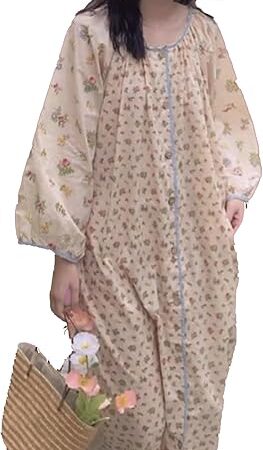 Women's Sleepwear and Poetic Lawn Ballet Woven Nightdress & Lounge Print Pajama Nightgown