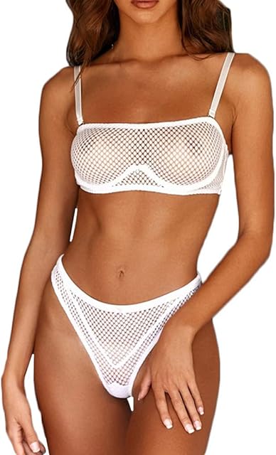 Women's Lingerie Sexy Mesh Underwear Bra Mesh Set Brief Women Lingerie Bralette Sexy Wire Sexy Sleepwear Bodysuit