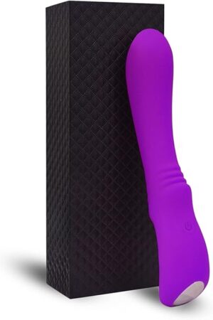 G-Spot Vibrator, Dildo Vibrator with 9 Powerful Vibrations Modes, Rechargeable Quiet Vibrating Powerful Vibrators Adult Sex Toy Gift (Purple)