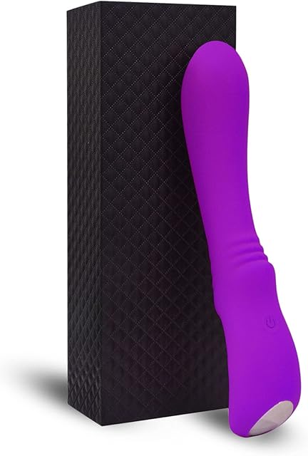G-Spot Vibrator, Dildo Vibrator with 9 Powerful Vibrations Modes, Rechargeable Quiet Vibrating Powerful Vibrators Adult Sex Toy Gift (Purple)