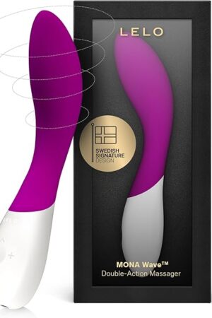 LELO Mona Wave Personal Massager for Women, G Spot Vibrator with WaveMotion Technology, Sex Toy for Women with 10 Vibration Patterns, G Spot Dildo, Female Sex Toy, Deep Rose