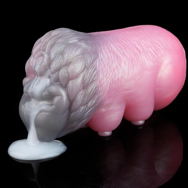 Animal Male Masturbator Cup, Realistic Dual Channel Vagina Textured Tunnel Pocket Pussy Stroker Masturbation Stroker, Blowjob Masturbators Sex Toys for Men