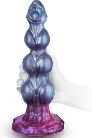 10" Huge Monster Dildo with 2.7" Diameter & 3 Knots Soft Silicone Knotted Horse Dildo, Thick Dog Knot G-Spot Dildo with Suction Cup, Big Dragon Anal Sex Toy, Adult Sex Toys & Games for Men, Women, Gay