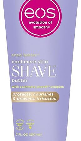 eos Cashmere Skin Collection Shave Butter- Vanilla Cashmere Scented, Non-Foaming eos Shaving Cream, 7 fl oz