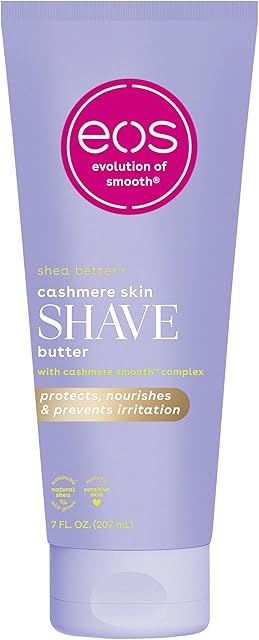 eos Cashmere Skin Collection Shave Butter- Vanilla Cashmere Scented, Non-Foaming eos Shaving Cream, 7 fl oz