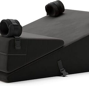 Liberator Black Label 24-Inch Wedge/Ramp Combo (Short) with Cuff Kit, Black Microfiber