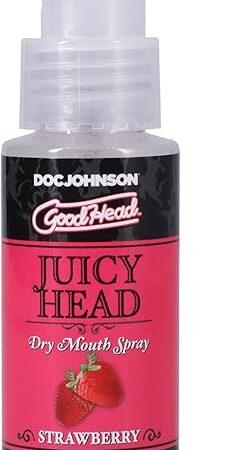 Doc Johnson GoodHead - Wet Head - Dry Mouth Spray - Instantly Moisturize Your Mouth - Sweet Strawberry - 2 fl oz(59 ml)