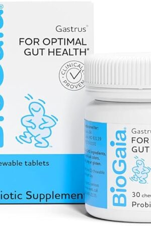 BioGaia Gastrus Gut Health Probiotic | Eases Abdominal Discomfort, Gas & Bloating | Promotes Regularity & a Healthy Gut | Contributes to a Balanced Microbiome | Backed by 30 Years of Research