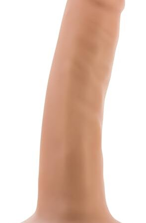 Eden Adult Sex Toys - 55 Inch Realistic Small Dildo for Beginners - Suction Cup & Harness Compatible for Hands-Free Play, Soft Lifelike Penis - G-Spot Anal Pleasure Toy for Women Men Couples - Beige
