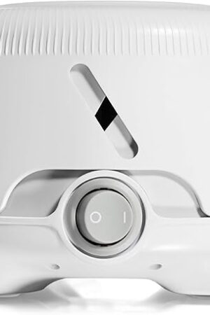 Yogasleep Dohm UNO White Noise Sound Machine (White) with Real Fan Inside for Non-Looping White Noise, for Travel, Office Privacy, Meditation, Sleep Aid for Adults & Baby, Registry Gift