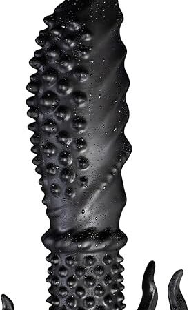 Black Dildo for Newbie Fantasy Silicone Dildo with Strong Suction Cup G-Spot Stimulation Monster Peins for Men Gay Dildos Anal Plug Sex Toy for Women and Couple 8.66''