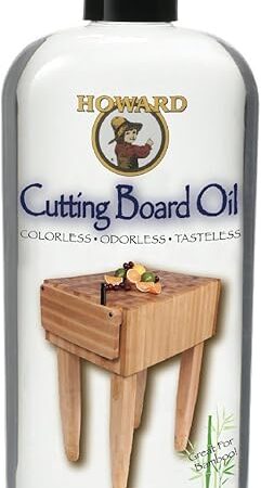 Howard Products Food Grade Mineral Oil for Wood Cutting Board - 12 oz, Pack of 1