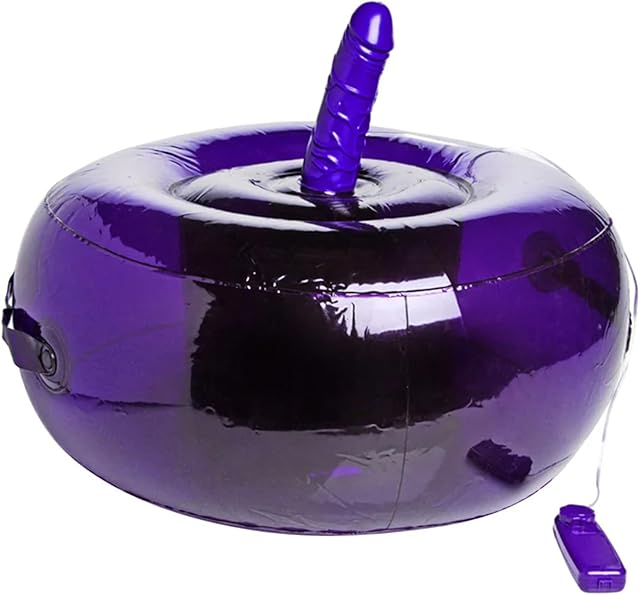 Vibrating Dildo with Inflatable Seat Cushion Sex Chair for Sex Positions G Spot Dildo Vibrator with Remote Sex Furniture Riding Dildo Realistic Penis Sit & Ride Adult Sex Toys for Women Couples Games