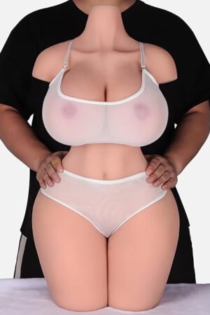 62LB Fat Sex Doll with Huge Boobs, Life Size Big Booty Sex Doll Female Sex Torso with Realistic Vaginal & Tight Anal for Men Masturbation, Adult Big Ass Sex Toy