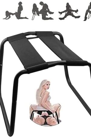 Generic Position Enhancer Chair Weightless Bouncing Mount Stools Furniture Love Novelty Toy with for Couples Adult Game SJ-1, Black