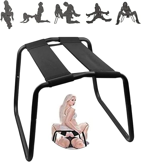 Generic Position Enhancer Chair Weightless Bouncing Mount Stools Furniture Love Novelty Toy with for Couples Adult Game SJ-1, Black