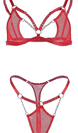 Women Lingerie Sexy Lace Teddy Babydoll Fishnet Bodysuit Nightie