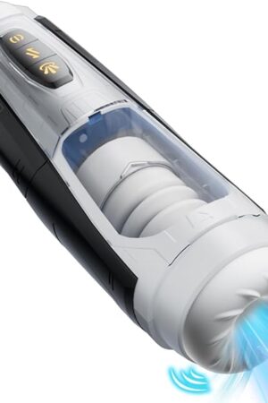 7 Thrust Modes Male Masturbator Cup, Lifelike USB Recharge Male Masturbator with 3D Real Texture Sleeve with Voice Adult Sex Toy for Men