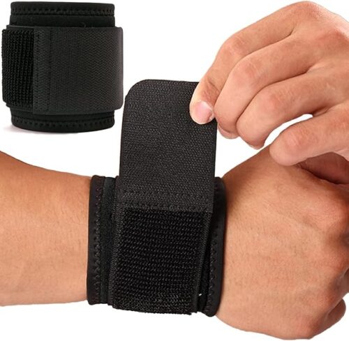 Wrist Brace, 2 PACK Wrist Wraps for Carpal Tunnel for women and men Wrist Straps for Weightlifting, Working Out and Pain Relief Flexible, Highly Elastic, Adjustable, Comfortable and Multi-Functional