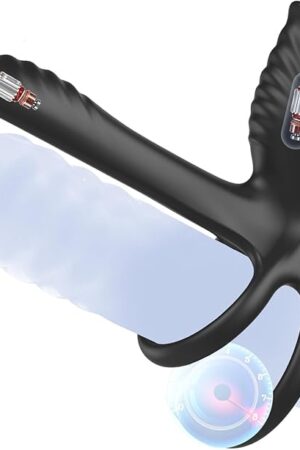 Vibrating Cock Ring Prostate Massager Sex Toys for Men, APP Remote Control Penis Ring Anal Butt Plug Male Vibrators Penis Slieeve for Men Erection Sex with 10 Vibrations for Mens Couples Sex Toys