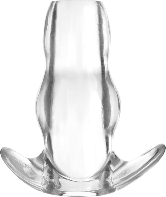 Huge Hollow Tunnel Butt Plug,5.5 inch Crystal Large Anal Expander Beads Sex Toys for Women,Men,Advanced