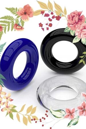 3 Color Rubber Ring Set Newly Male Silicone Toys for Couples for Men for Games Erection Longer Harder Stronger Cock Penis Enlargement Machine Easy Carrying Put in Sweater Set A10
