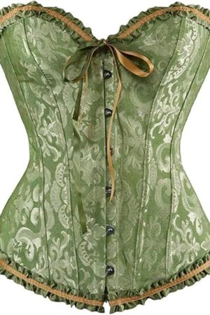 Corset Tops for Women, Bustier Shapewear Lingerie, Lace Waist Push Up, Bodysuit Floral Overbust Lingerie XS-7XL