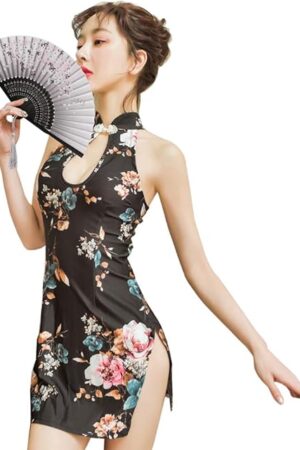 Ladies cheongsam lingerie sexy dresses role-playing lingerie classical cheongsam suits