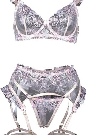 Women's Lace Bodysuits Sexy Lingerie Teddy Babydolls Underwire Fishnet Garter