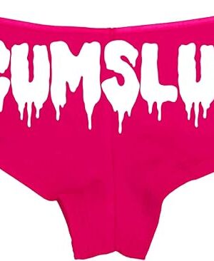 Cumslut Panties Cum Slut boyshort Pink underwear ddlg cgl sexy