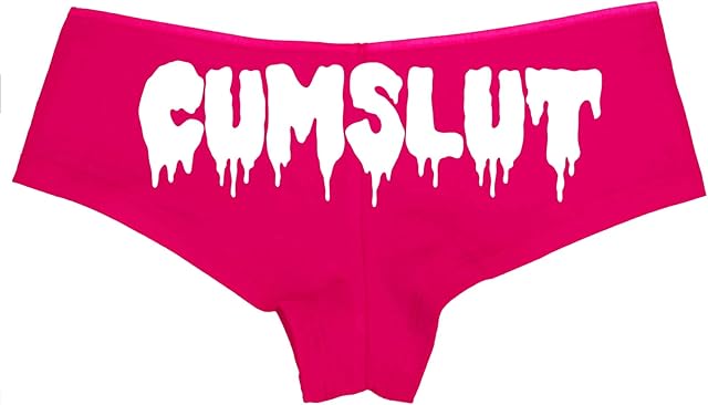 Cumslut Panties Cum Slut boyshort Pink underwear ddlg cgl sexy