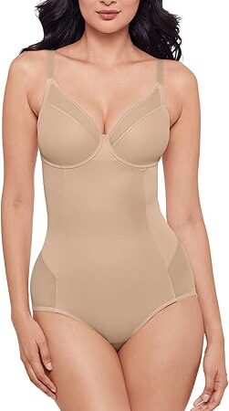 Womens Sexy Sheer Shaping Bodysuit
