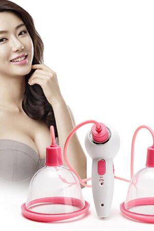 Electric Breast Massager, Double Cup Powerful Breast Enlargement, Bust Lift Enhancer Enhancing Cup for Breast Health Care and Breast Massage (Ab Cup)