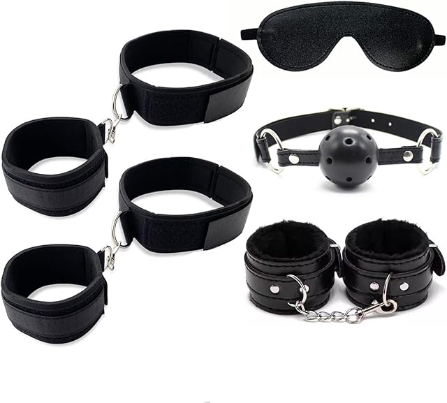 Hand Cuffs Set Couple Handcuffs Fuzzy Handcuffs Fluffy Handcuffs Plush Thickening Handcuffs