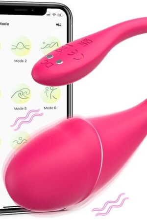 Female Wearable Vibrator, APP Remote Control Adult Sex Toys, Long Distance Remote Control G Spot Stimulator Panty Sex Toy Egg Dildo with 9 Vibration Modes for Women, Couples Adult Sex Toys & Games