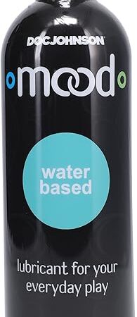 Doc Johnson Mood - Water Based - Lubricant for Your Everyday Play - Safe for Use with All Condoms and Toys - 16 fl oz (473ml)