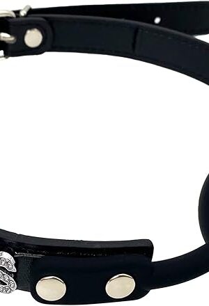 Womens Open Mouth Silicone Gag Mouth Ball with Letter Oring Gags Adult Sex Toys for Women Bondage Restraints BDSM and Romantic Encounters (Daddys)