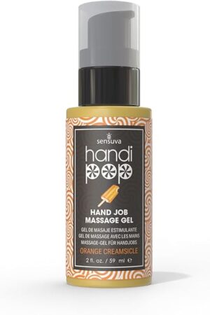 Handipop Edible Massage Gel | Hand Job Gel (Orange Creamsicle, 2 fl oz)