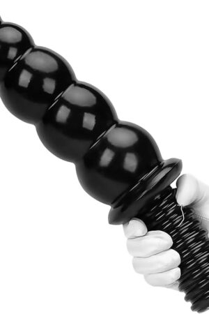 Anal Bead Dildo Butt Plug - 106 Inch Anal Dildo with 5 Gradual Large Beads, Thick Huge Anal Plug with Handle, Soft Flexible Double Ended Dildo Sex Toy for Men Women