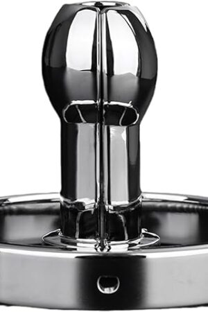 Adjustable Anal Metal Anal Adjustable Butt Plug, Stainless Steel Opening Lotus Anal Plug Vaginal Butt Anal Trainer Anal Tunnel, BDSM SM Adult Sex Toys for Men Women