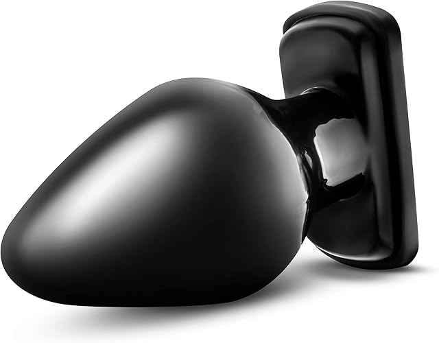 Eden Adult Sex Toy - XXL Anal Plug - 6 Inch - Flared Base Prostate Massager Dilator - Comfortable Long-Term Wear Large Butt Plug - Thick Girth Anal Trainer Expander Toy for Men Women Unisex - Black
